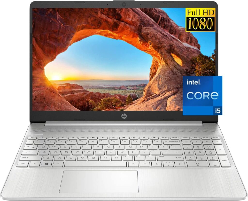 HP 15.6 inch Laptop, Intel Core i5-1135G7 Processor