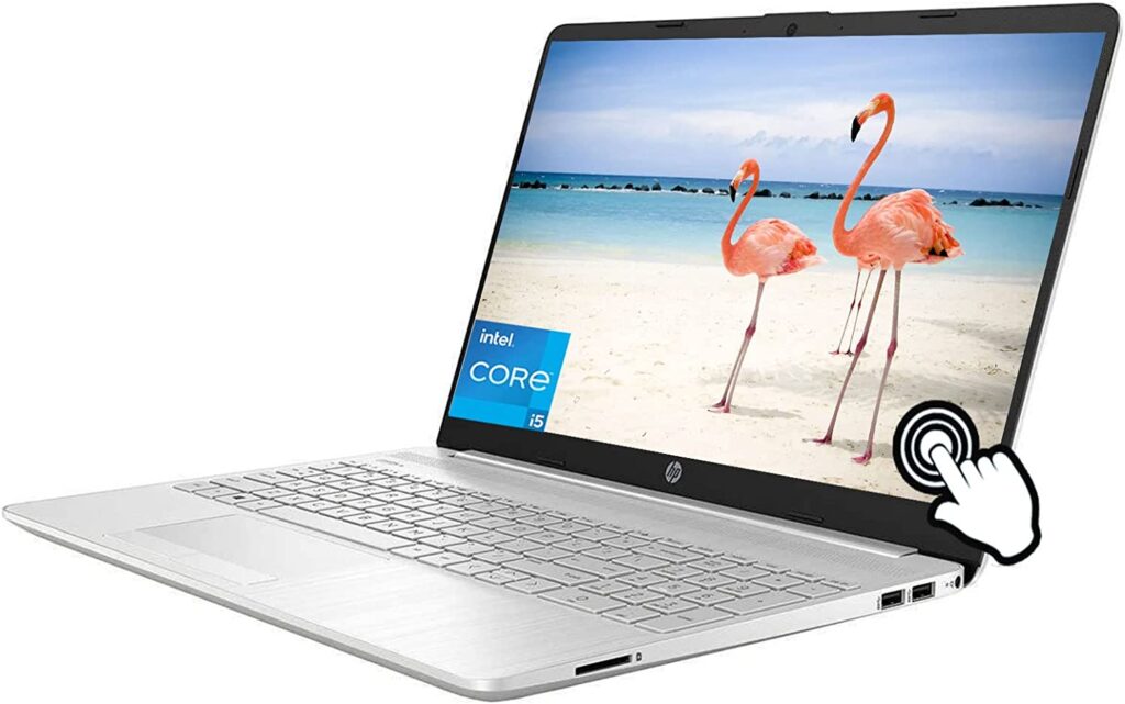 HP 15.6" HD Touchscreen Laptop 2023, 11th Gen Intel Core i5-1135G7 Up to 4.2 Ghz