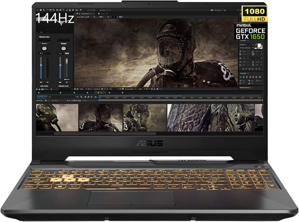 Asus TUF F15 144Hz Gaming Laptop